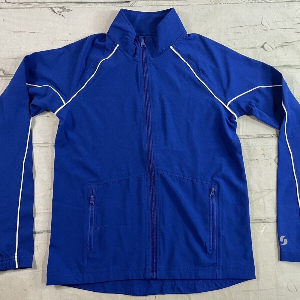 Soffe Womens Juniors Classic XS Lightweight Warmup Jacket Full Zip/Pockets NEW